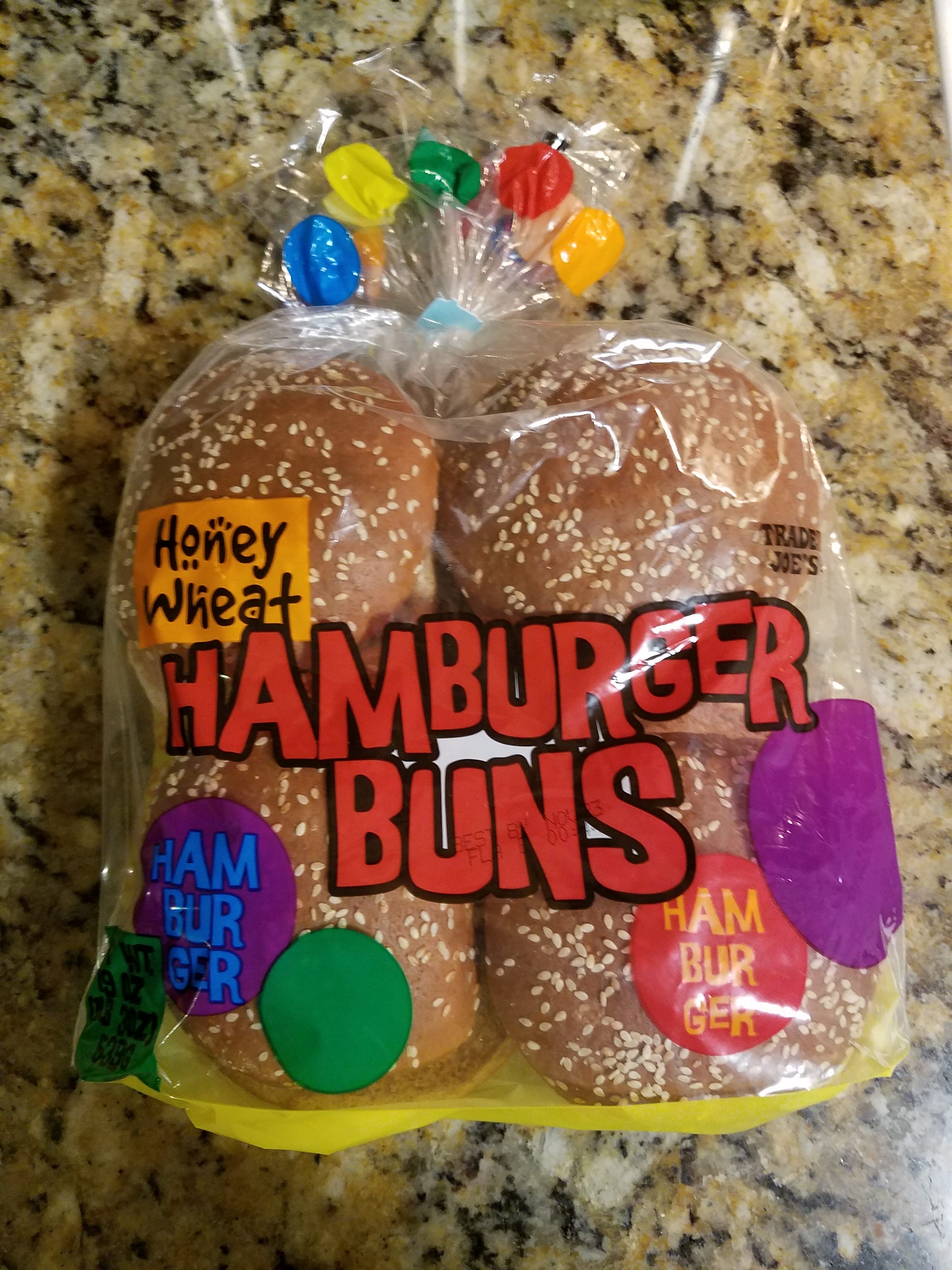 Buns | Trader Joe's Honey Wheat Hamburger Buns Review | Review