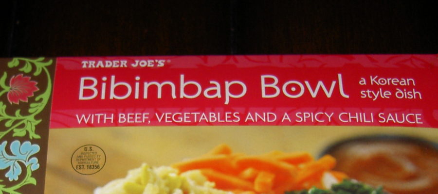 Trader Joes bibimbap bowl