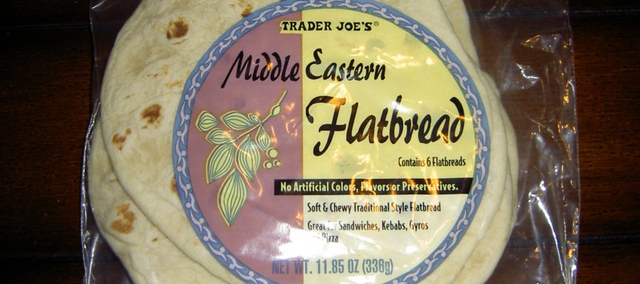 trader joes middle eastern flatbread pita