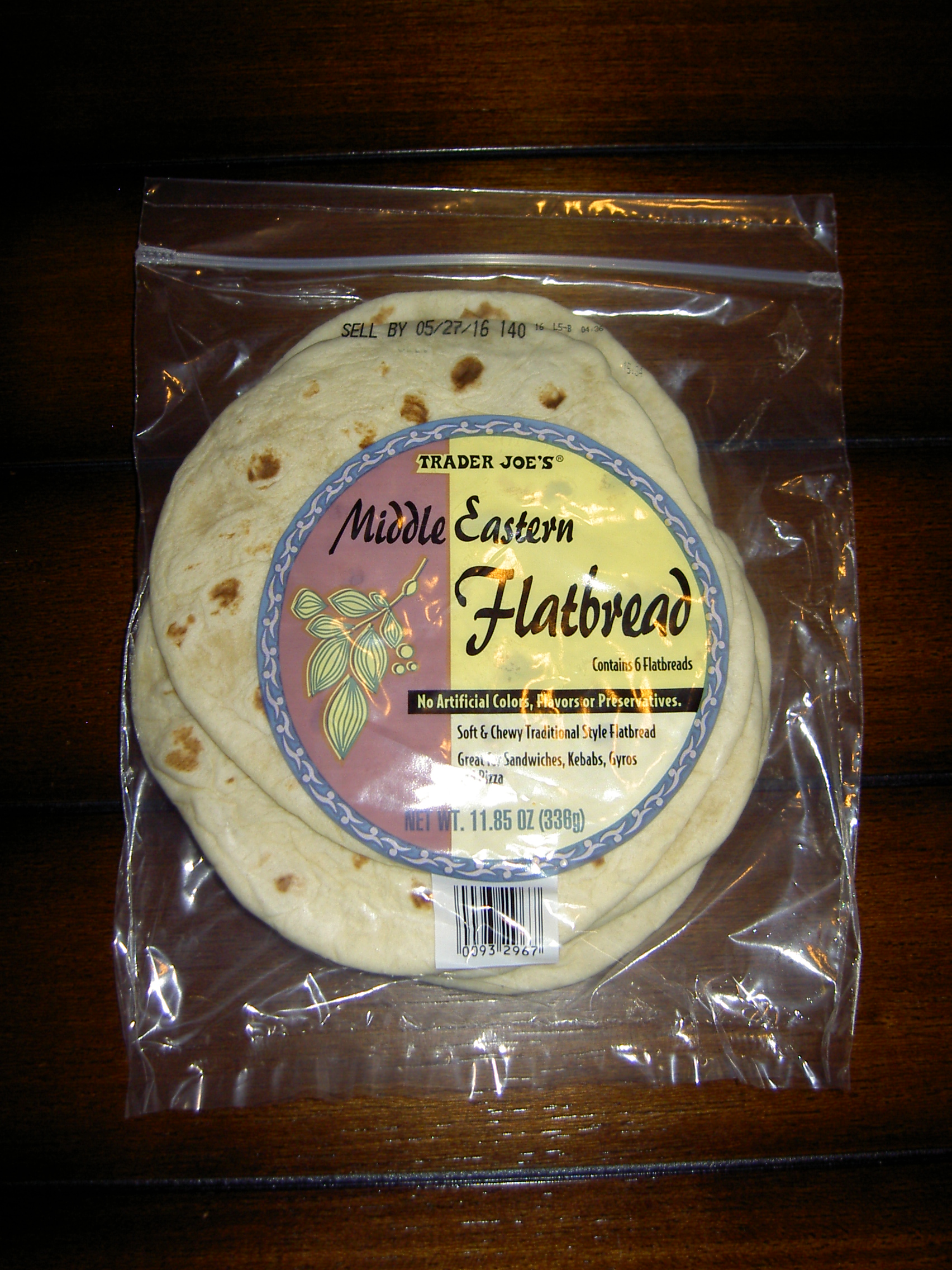 Pita | Trader Joe's Middle Eastern Flatbread Review