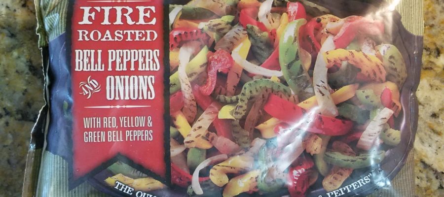 trader joes fire roasted bell peppers and onions