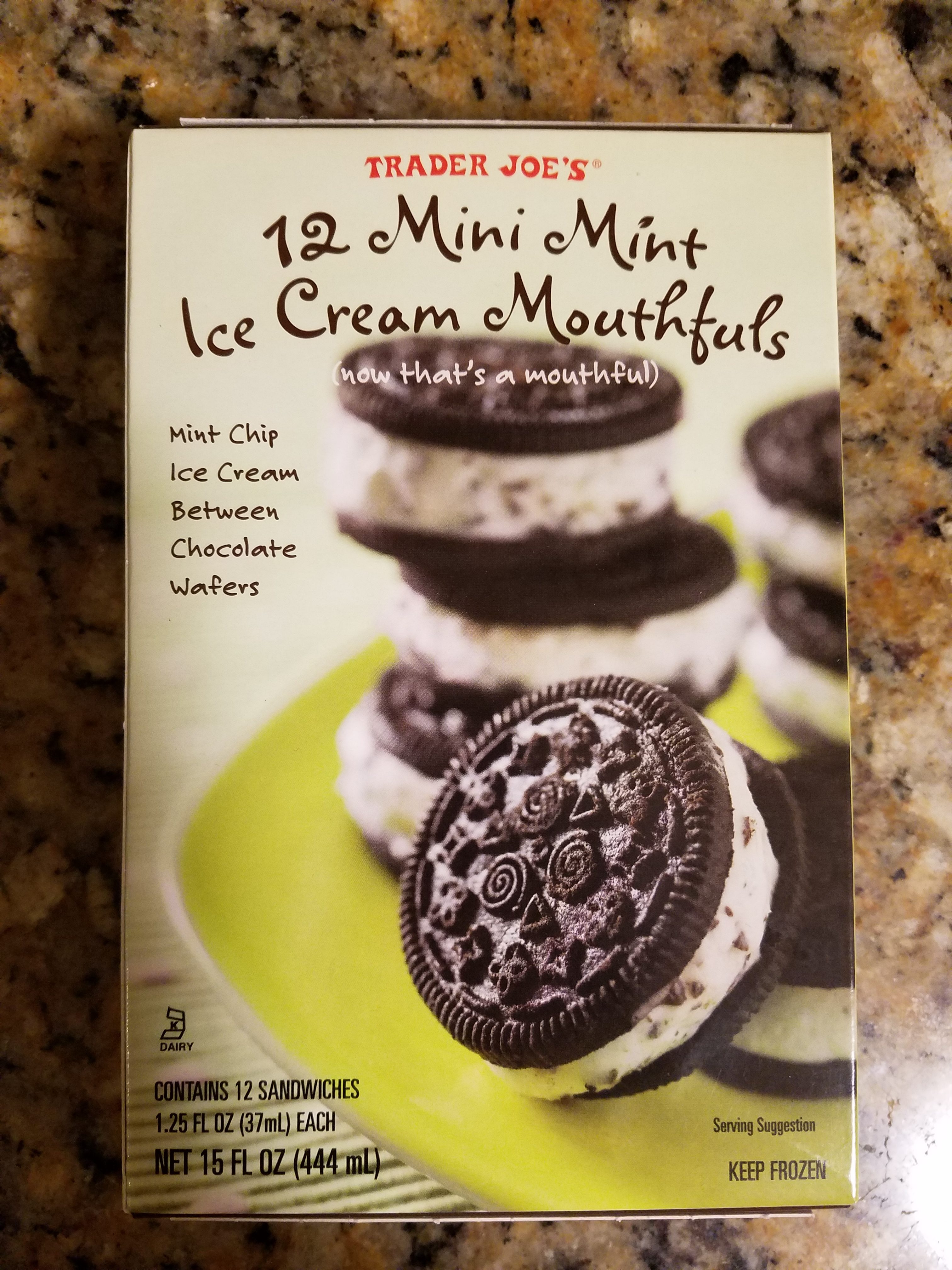 Ice Cream | Trader Joe's Mini Mint Ice Cream Mouthfuls Review | Review
