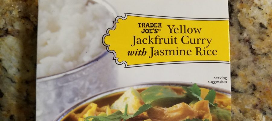 trader joes curry jackfruit frozen meal rice