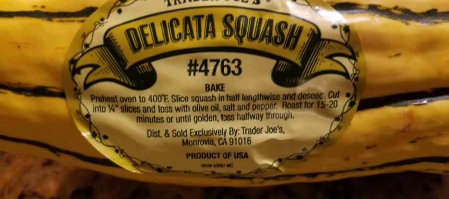 trader joes delicata squash produce
