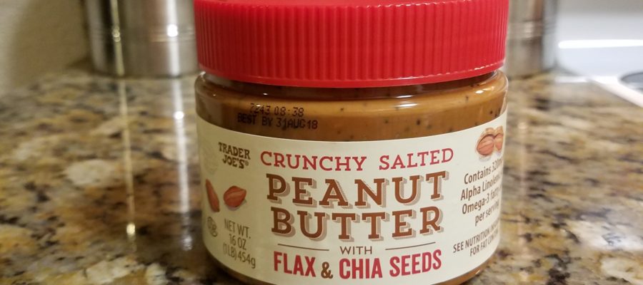 Trader Joe's Crunchy Peanut Butter with Flax & Chia Seeds Review