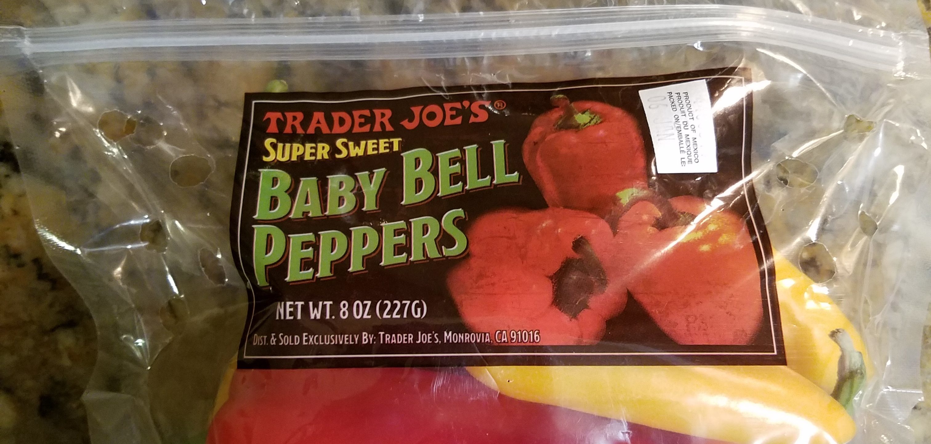 Peppers | Trader Joe's Super Sweet Baby Bell Peppers Review